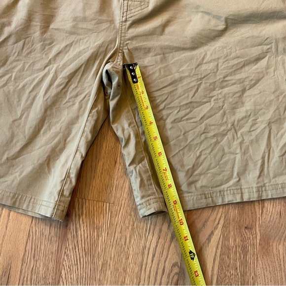 PRANA Porter Chino Shorts Sz 38 Standard Fit Brown Stretch 9” Inseam Khaki Hike - Picture 3 of 15
